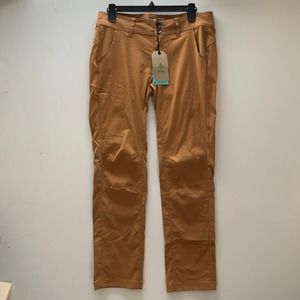 NEW PrAna Halle Straight Leg Roll Up Convertible Pants Earthbound Size 8 NWT